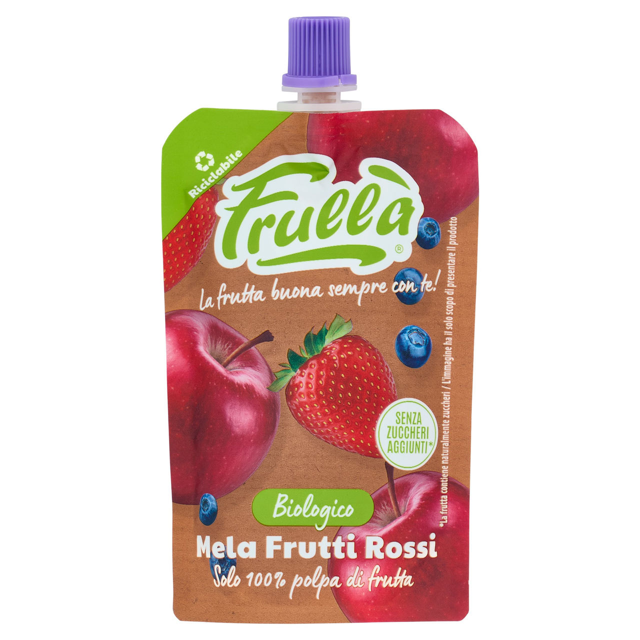 Frullà Biologico Mela Frutti Rossi Senza Zuccheri Aggiunti* 100 g