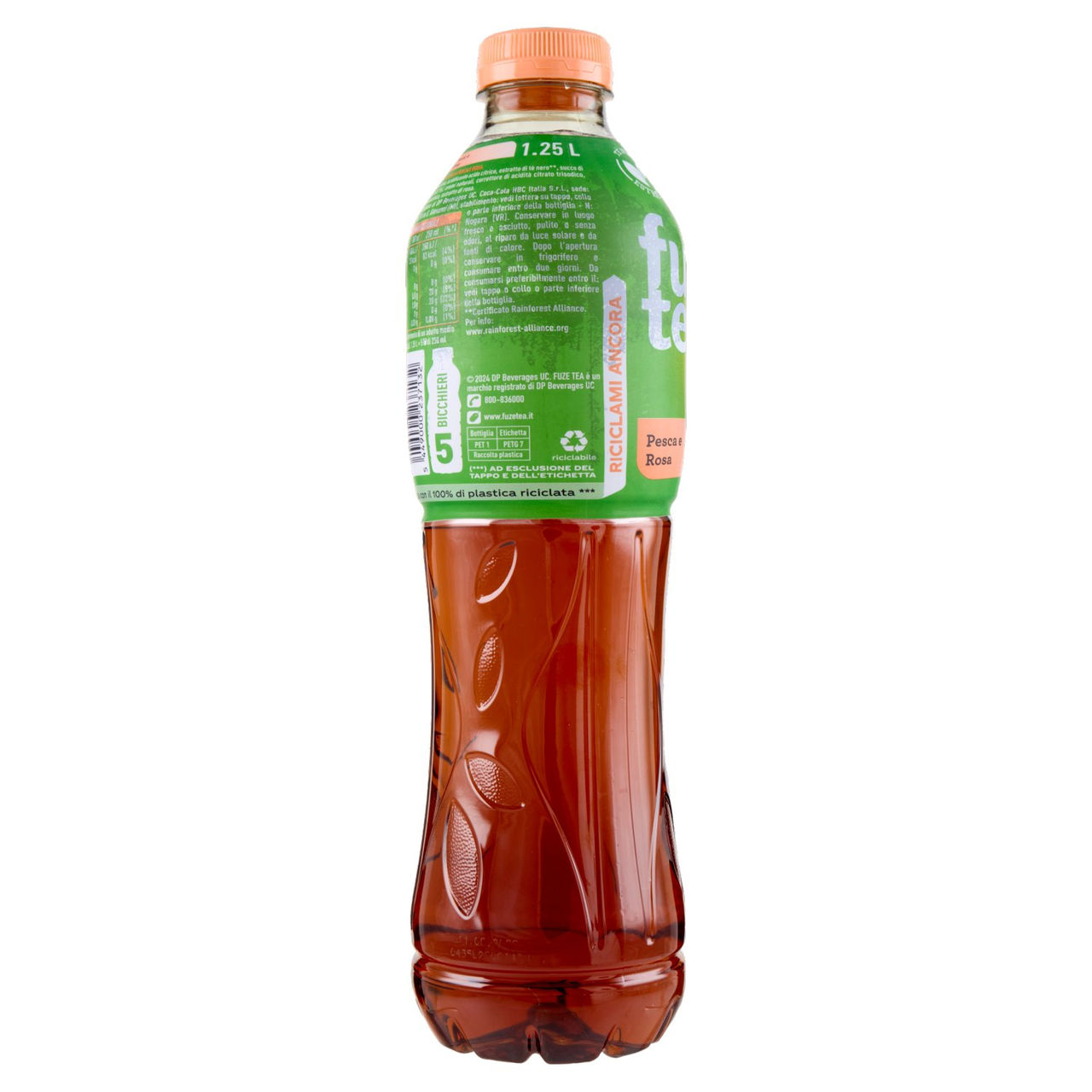 Fuze Tea Tè alla Pesca e Rosa 1,25 L (PET)
