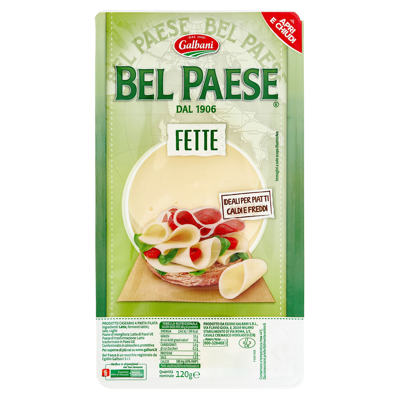 Galbani Bel Paese Fette 120 g
