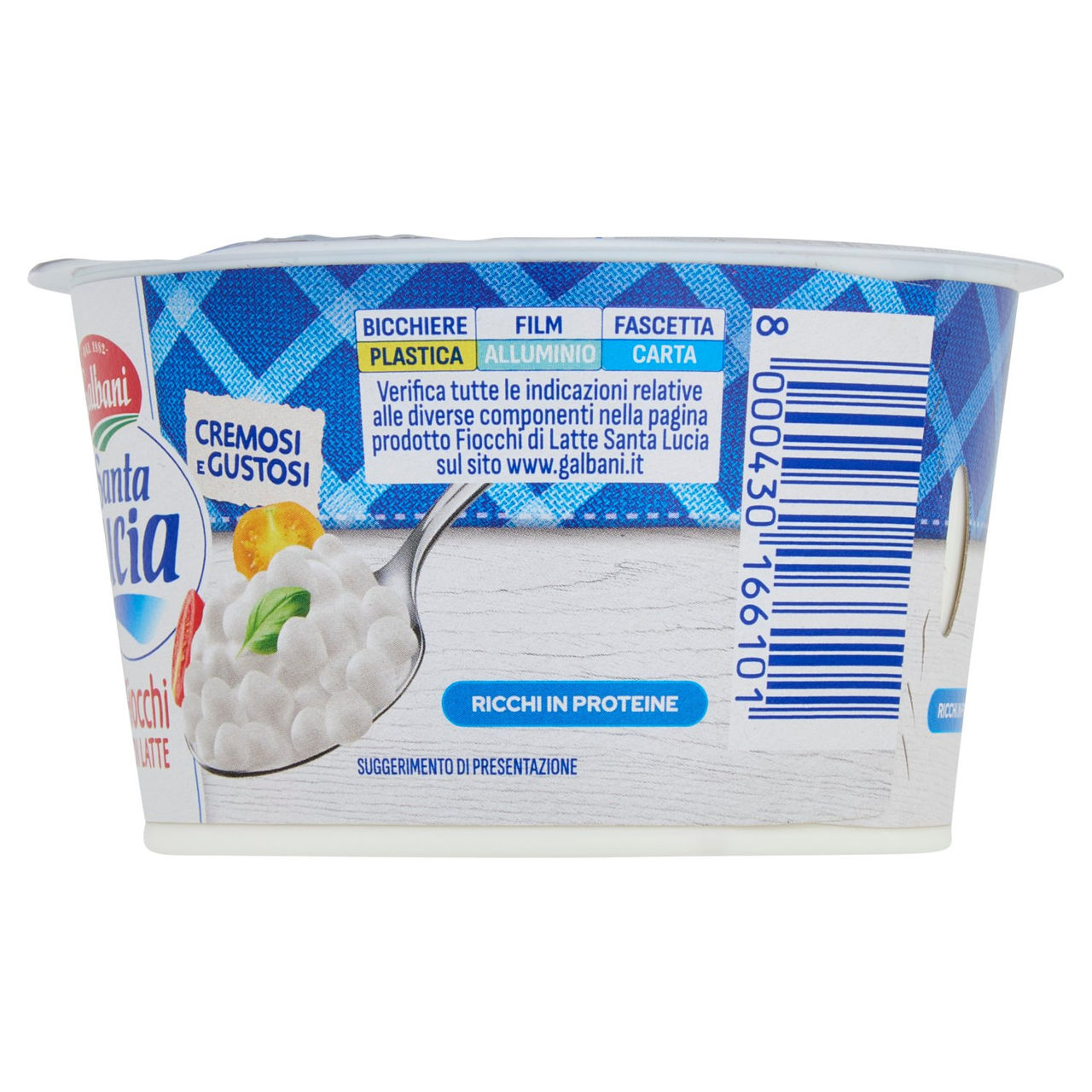 Galbani Santa Lucia Fiocchi di Latte 180 g