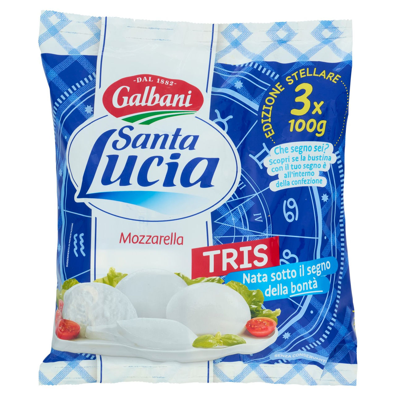 Galbani Santa Lucia Mozzarella Tris 3 x 100 g