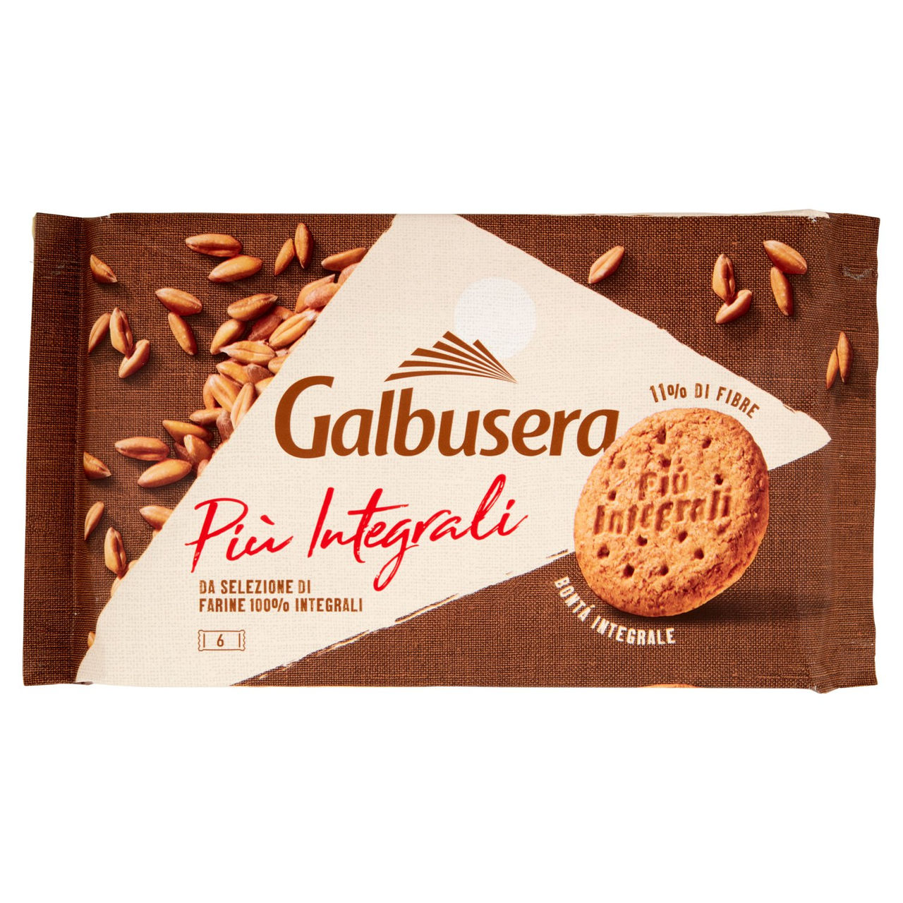 Galbusera Più Integrali 6 x 55 g