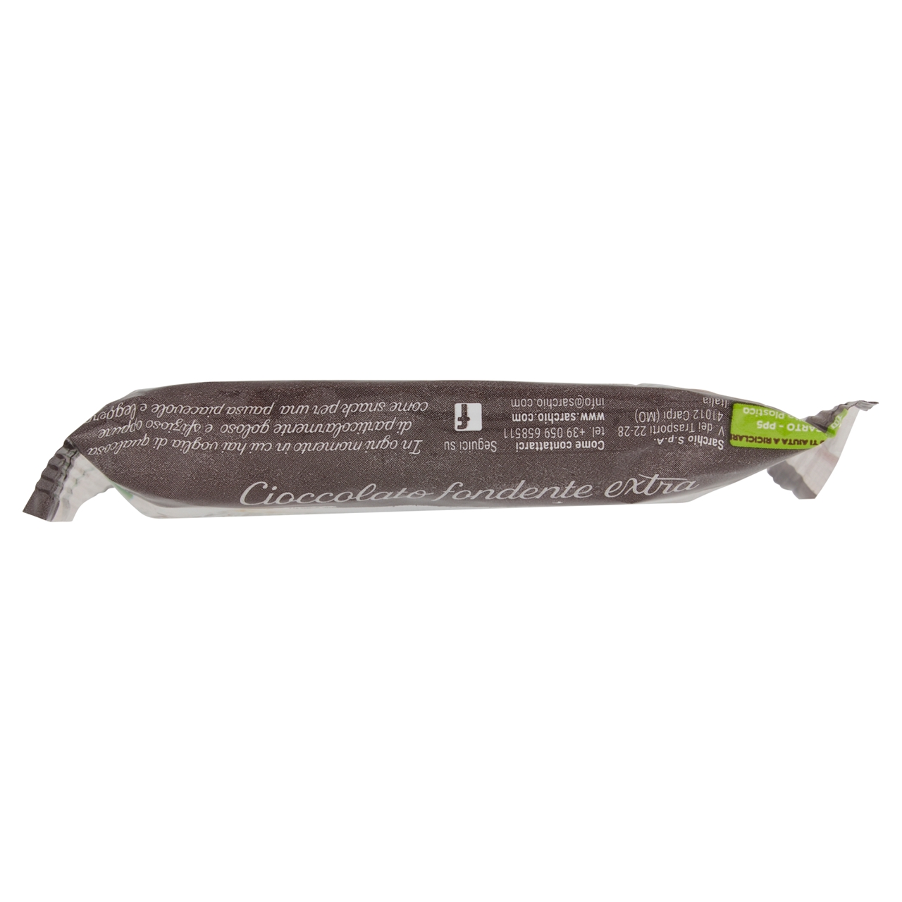 Gallette monoporzione Sarchio con cioccolato fondente extra senza glutine bio vegan 34 g