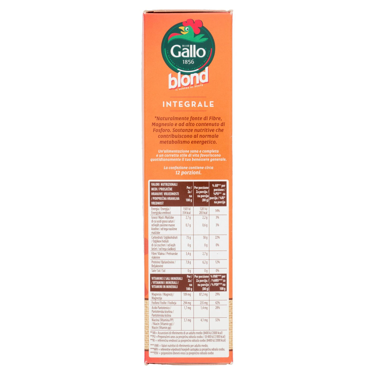 Gallo blond Integrale 1 Kg
