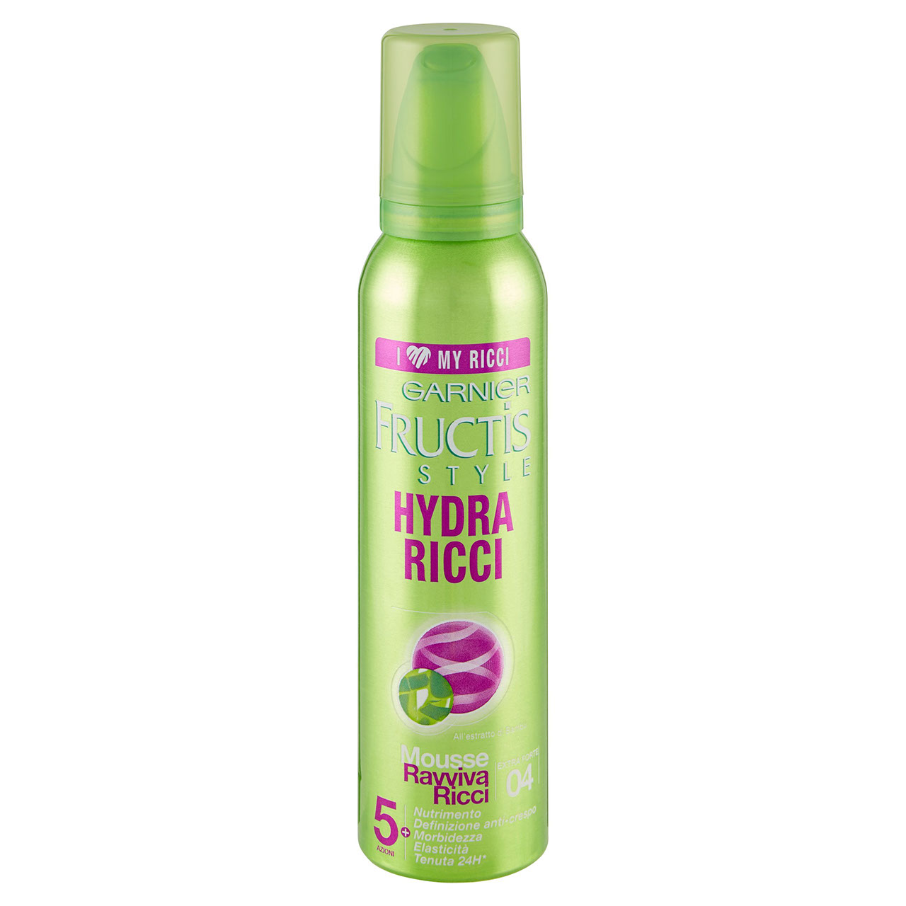 Garnier Fructis Hydra Ricci, Mousse ravviva ricci fissaggio extra forte, 150 ml