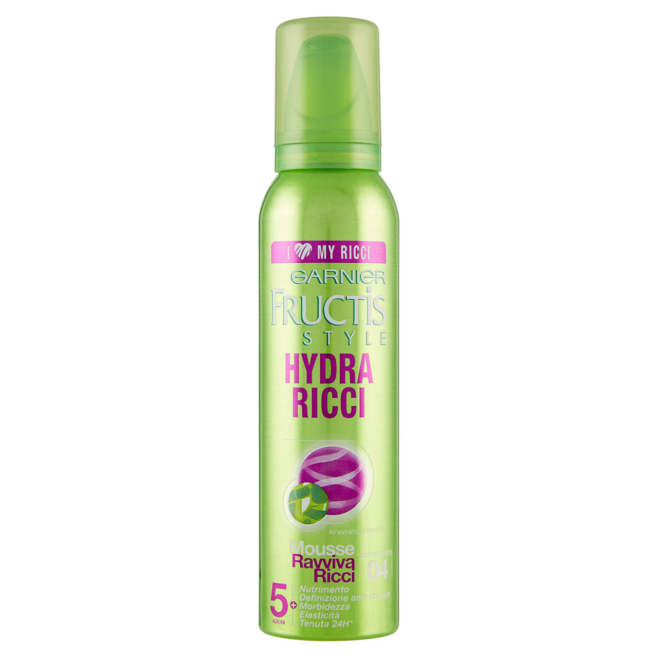 Garnier Fructis Hydra Ricci, Mousse ravviva ricci fissaggio extra forte, 150 ml