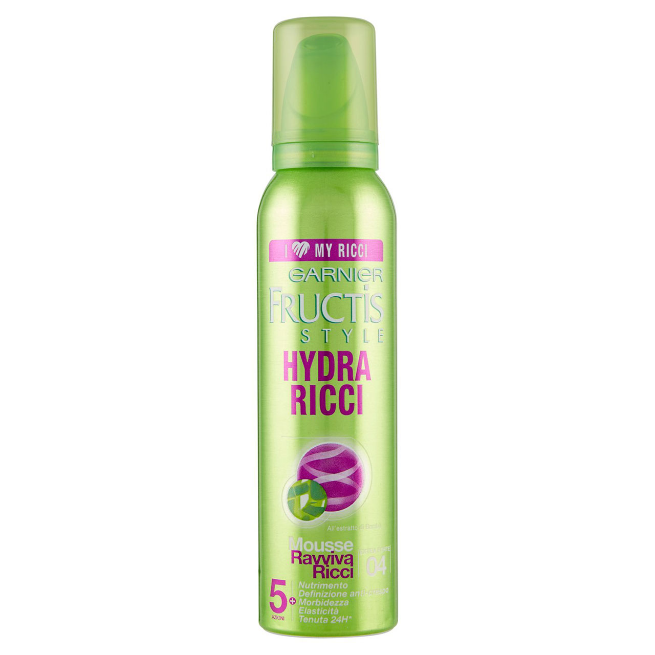 Garnier Fructis Hydra Ricci, Mousse ravviva ricci fissaggio extra forte, 150 ml