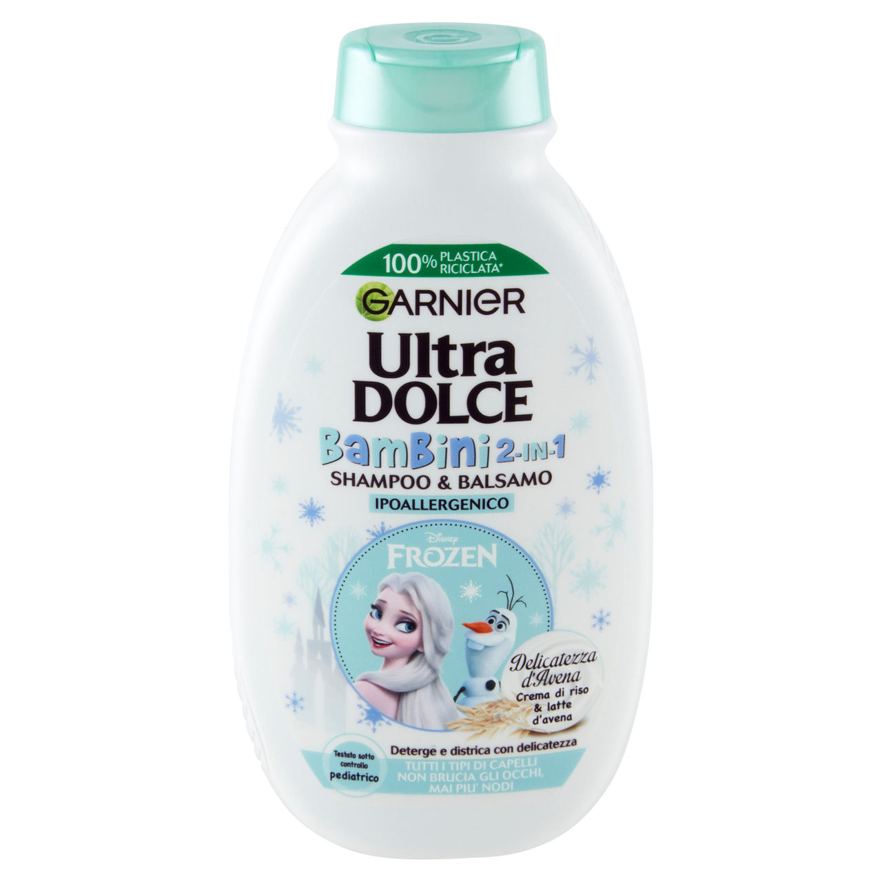 Garnier Shampoo 2in1 Ultra Dolce Delicatezza d'Avena 2in1 Kids, Per Capelli e Cute Delicati, 250 ml