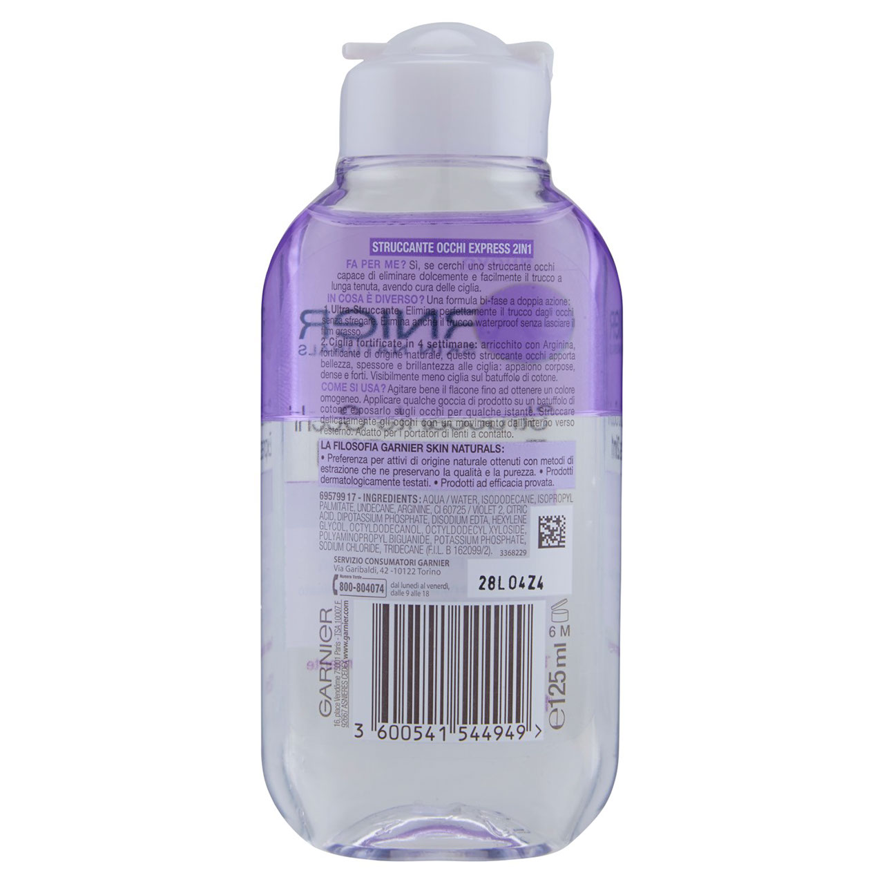 Garnier Struccante occhi express 2in1 125 ml