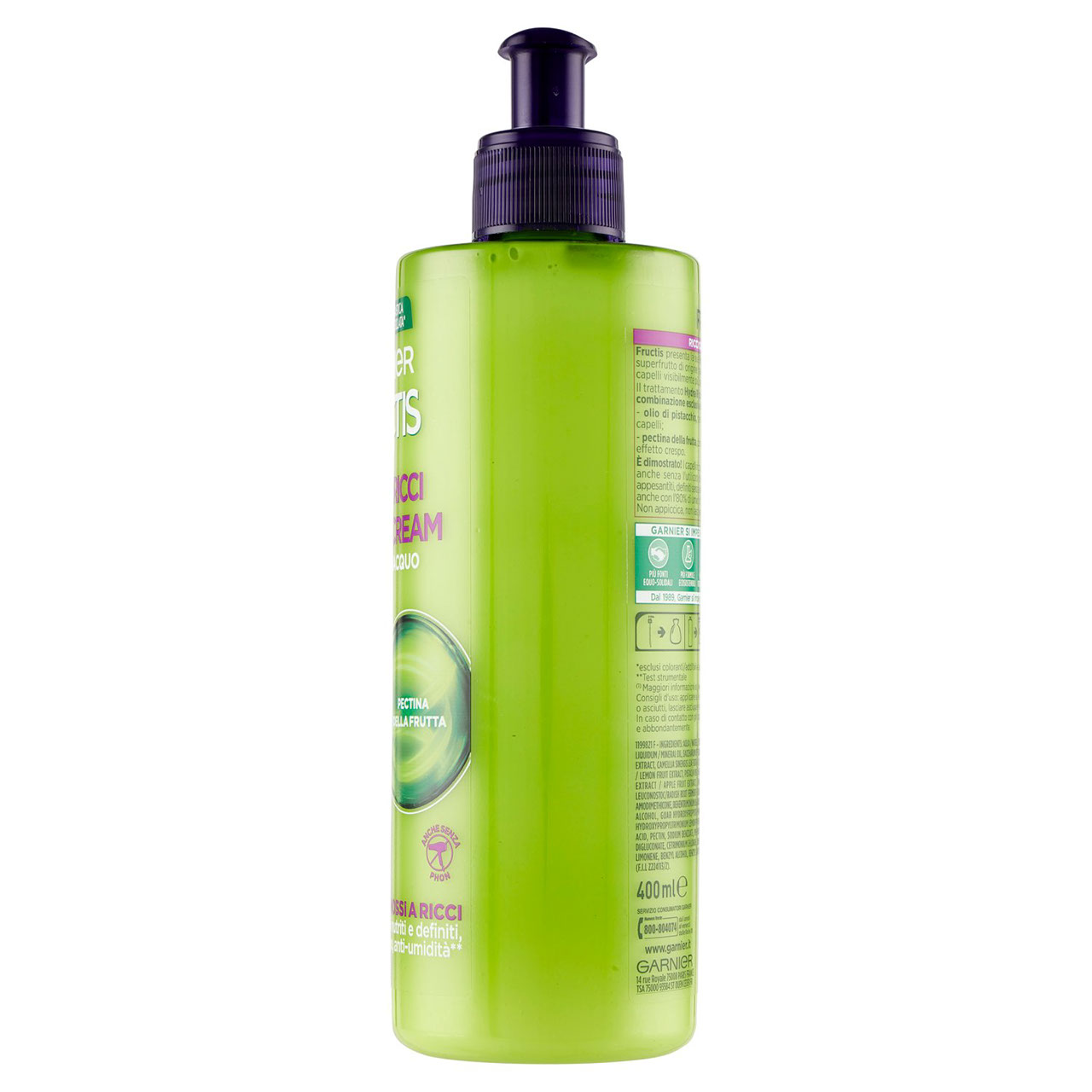 Garnier Trattamento Fructis Hydra Ricci Contouring, per Capelli Ricci Tendenti al Crespo, 400 ml