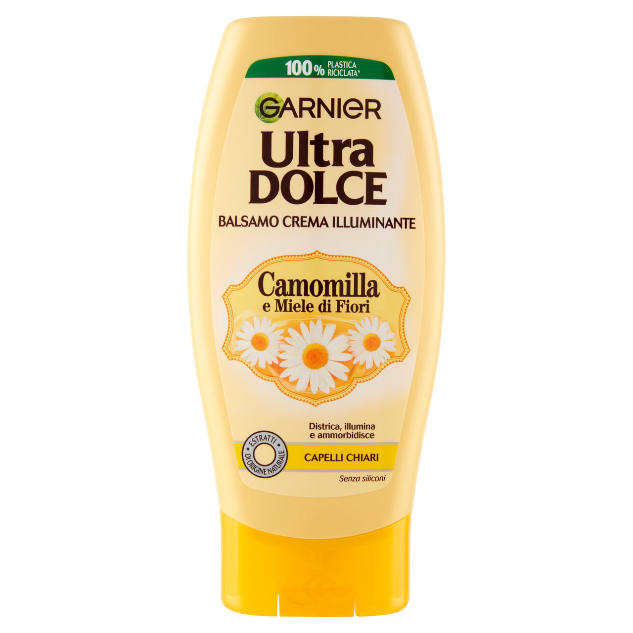 Garnier Ultra Dolce Balsamo all'estratto di Camomilla e Miele per capelli chiari, 200 ml