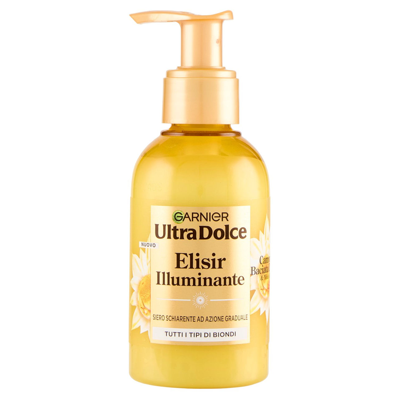 Garnier Ultra Dolce Elisir Illuminante Camomilla Baciata dal Sole & Miele di Fiori 120 ml
