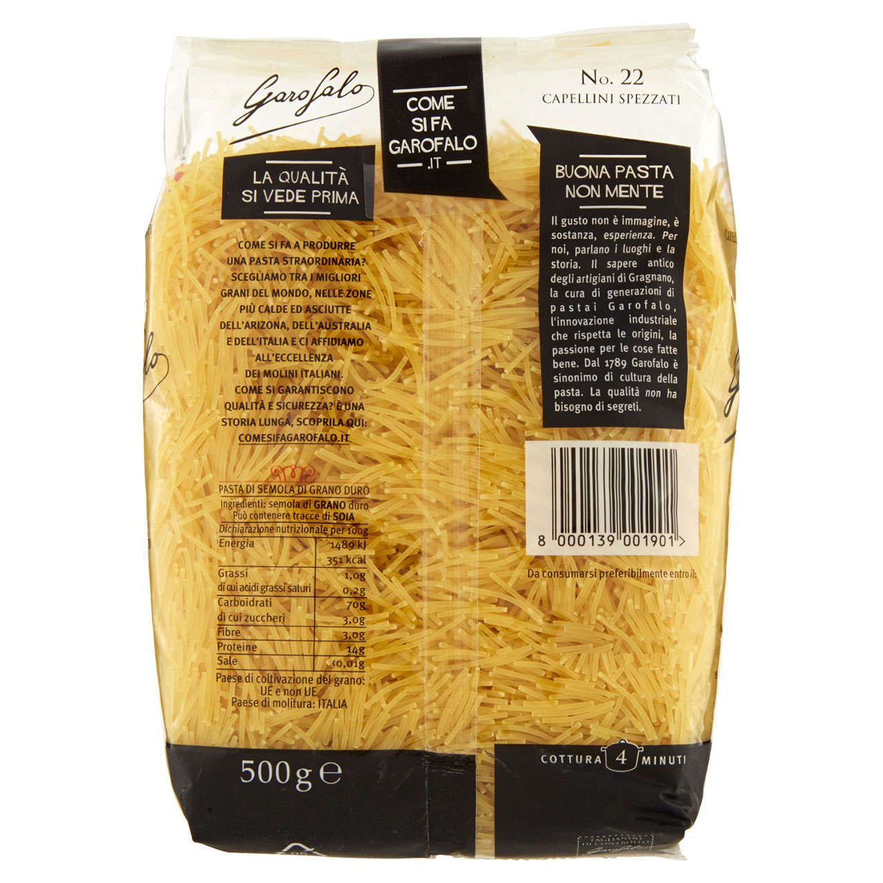 Garofalo Capellini Spezzati No. 22 500 g