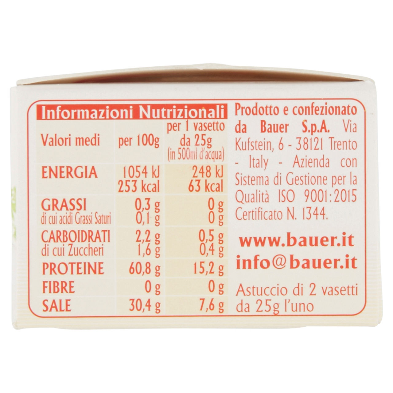 gelatina alimentare bauer 50g
