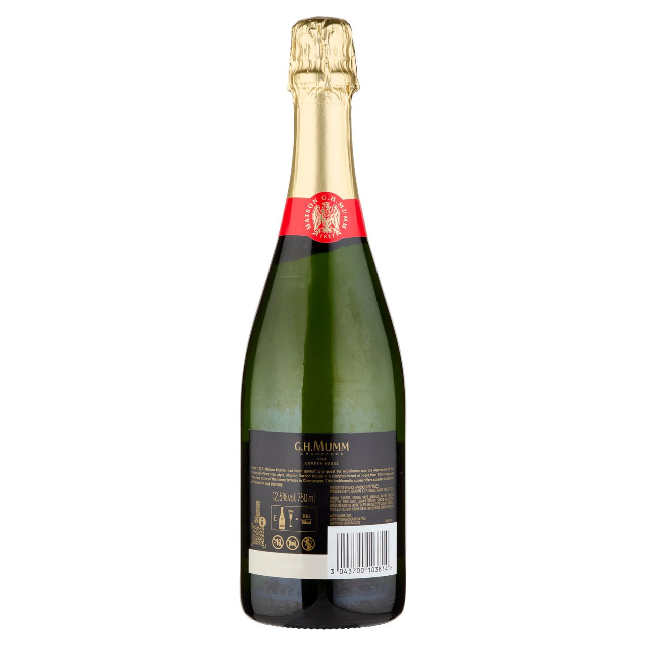 G.H.Mumm Champagne Brut Cordon Rouge 750 ml