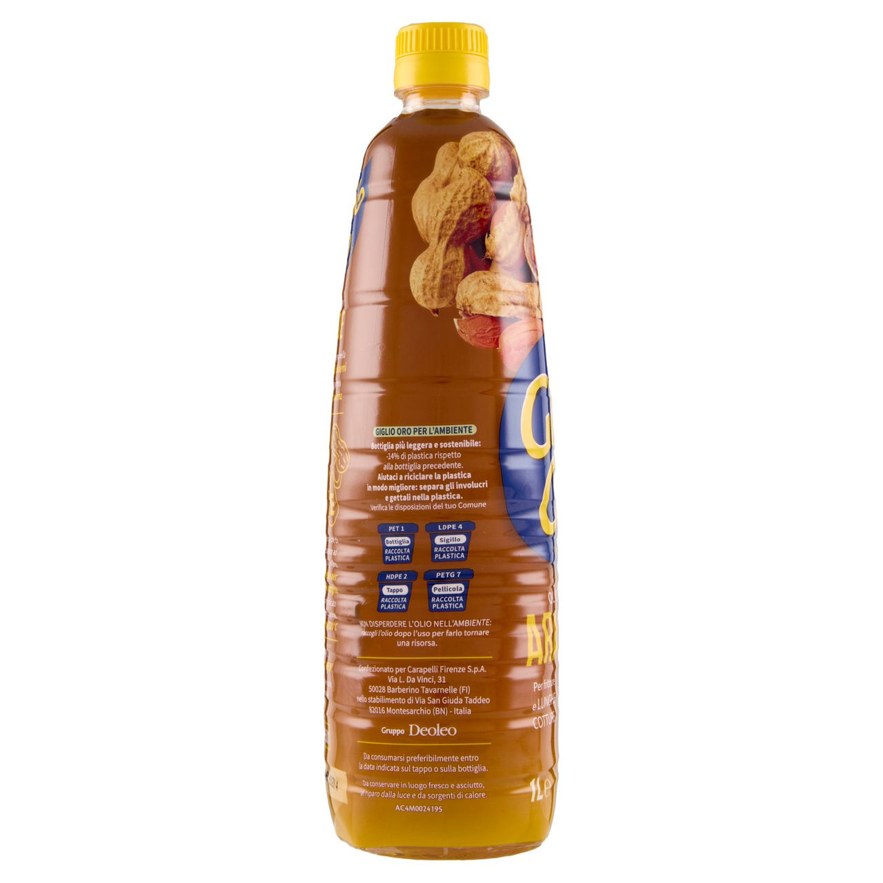 Giglio Oro Olio di Semi di Arachide 1 L