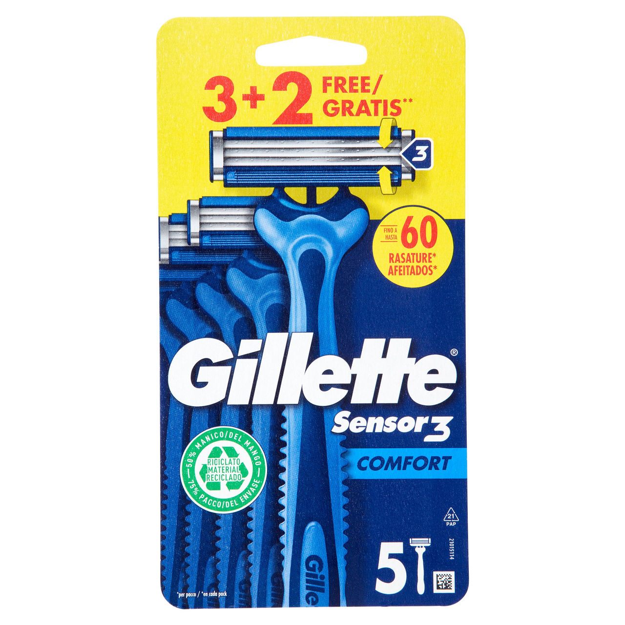 Gillette Sensor3 Comfort Usa e Getta 3 2 Gratis