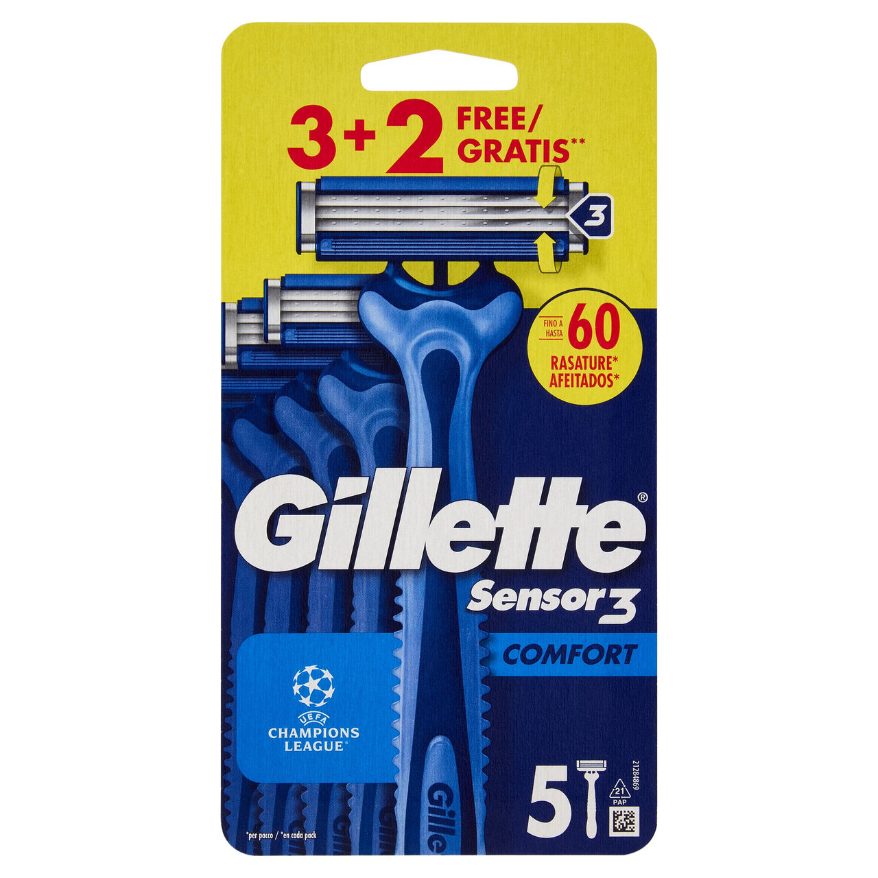 Gillette Sensor3 Comfort Usa e Getta 3 2 Gratis