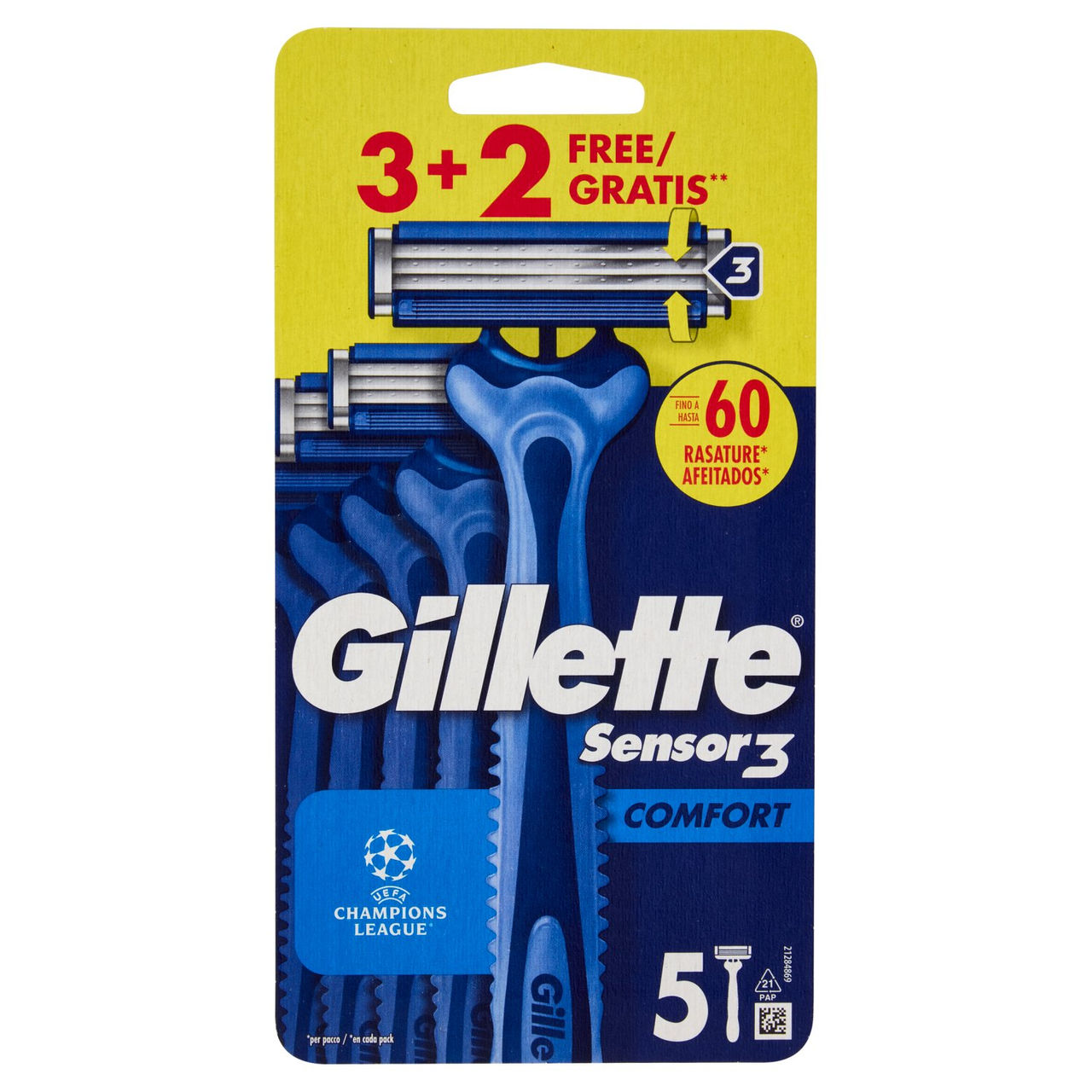 Gillette Sensor3 Comfort Usa e Getta 3 2 Gratis