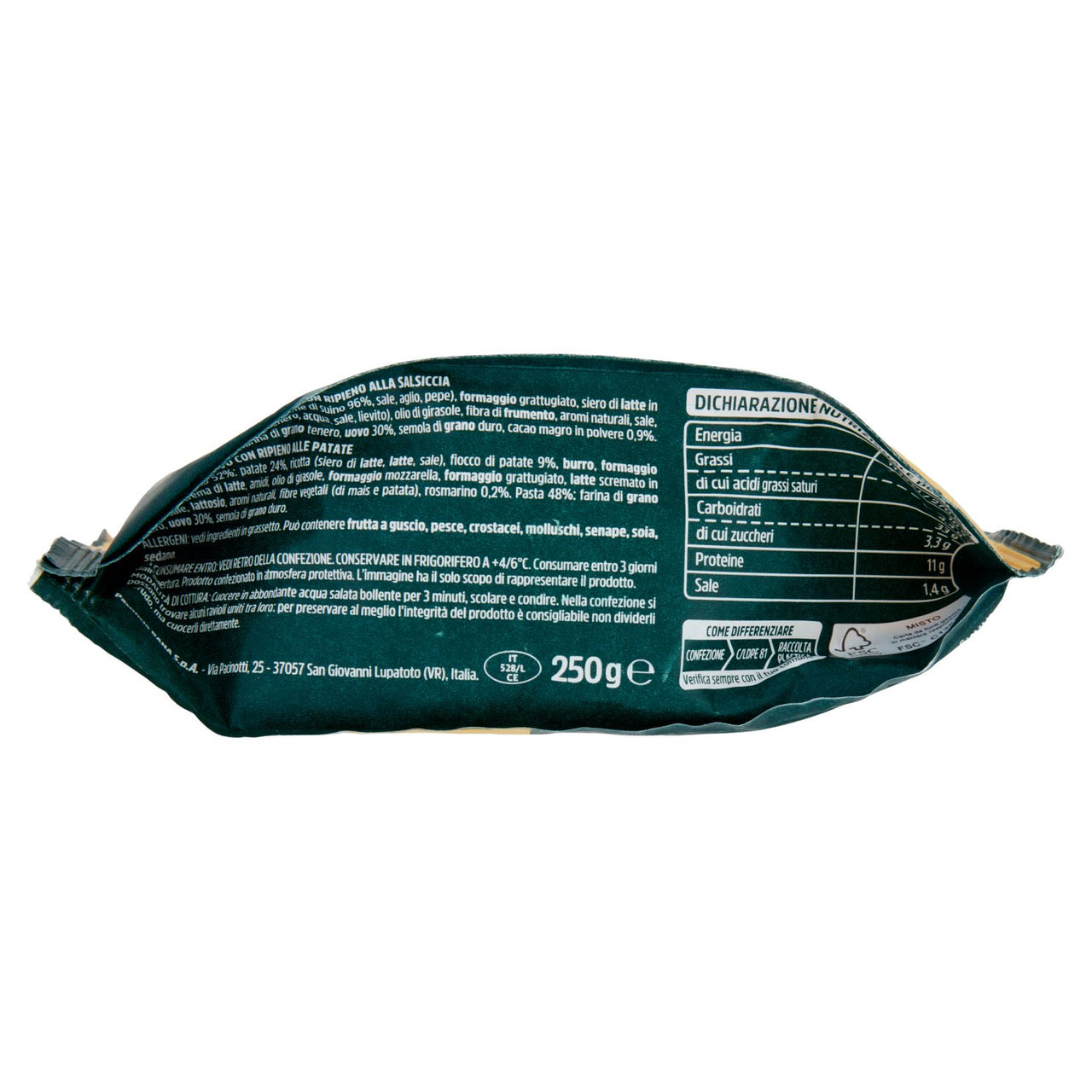Giovanni Rana Duetto Salsiccia & Patate 250 g