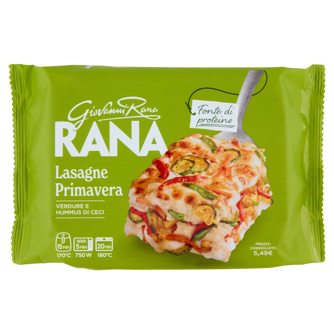 Giovanni Rana Lasagne Primavera Verdure e Hummus di Ceci 350 g