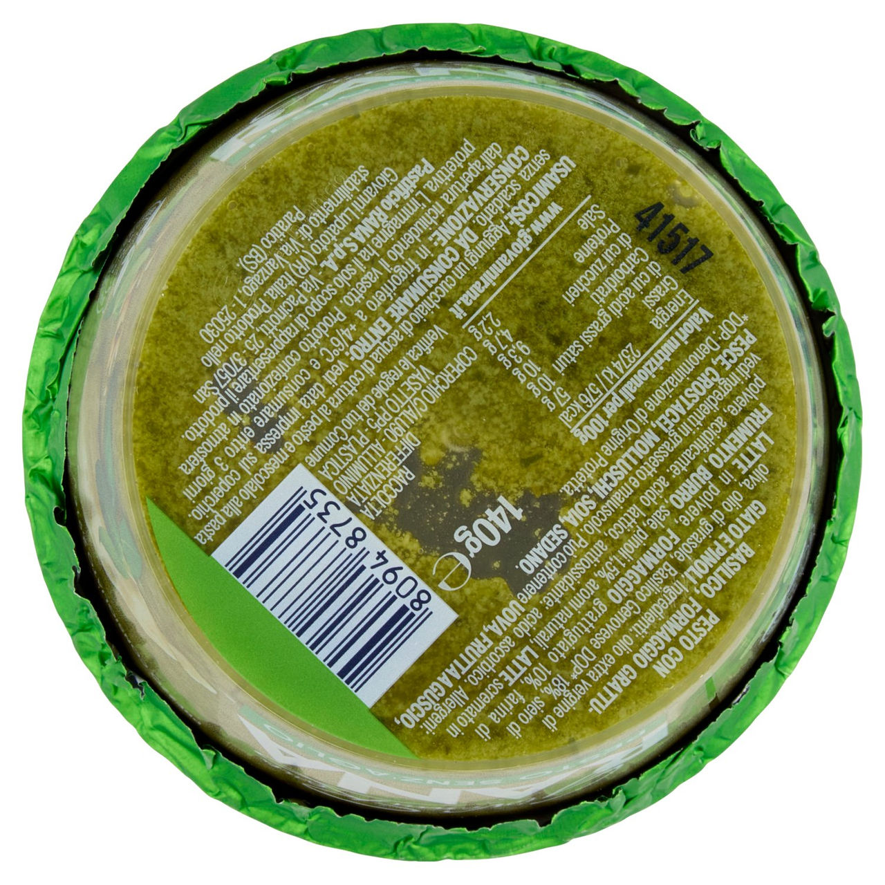 Giovanni Rana Pesto Senz'Aglio Pesto Fresco 140 g