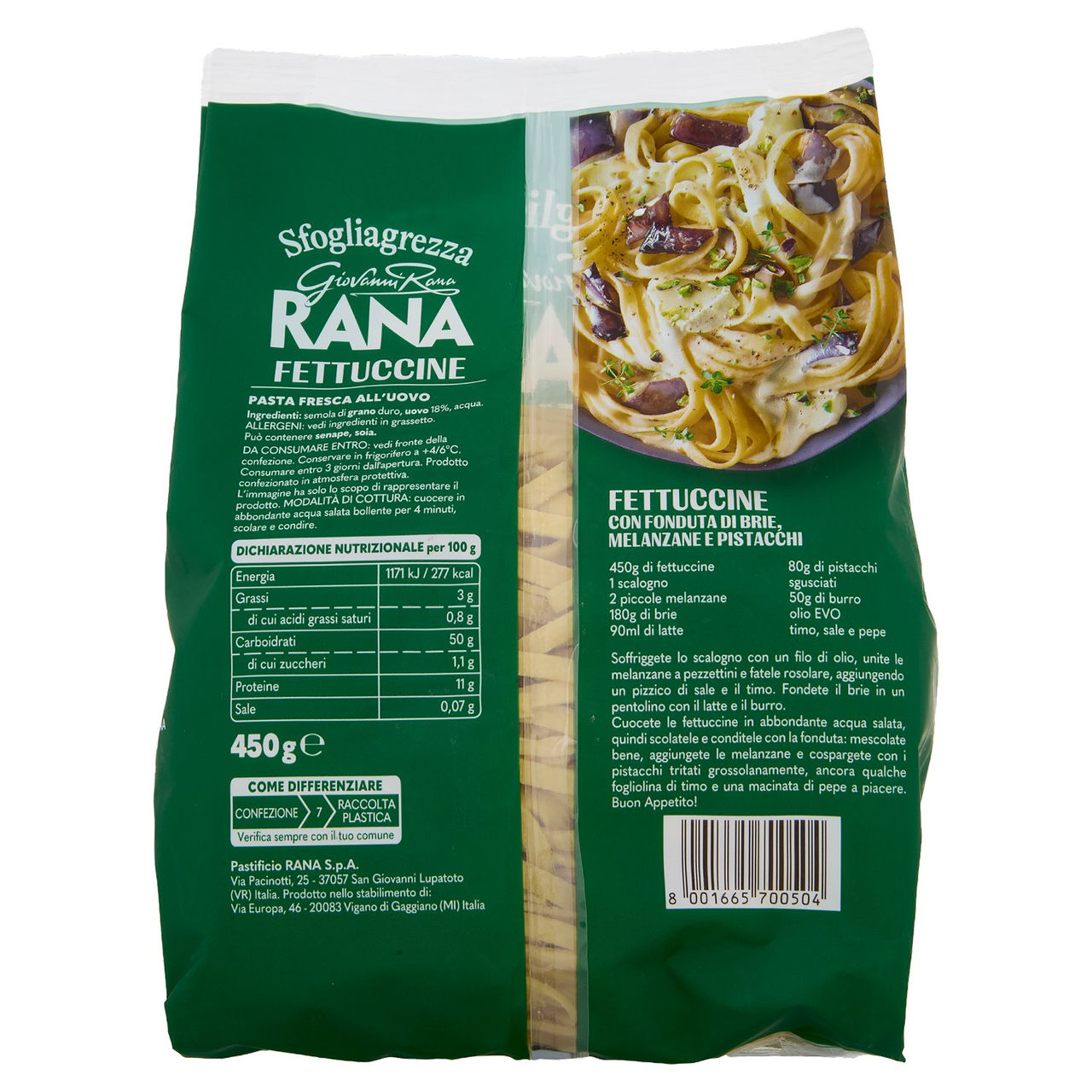 Giovanni Rana Sfogliagrezza Fettuccine 450 g