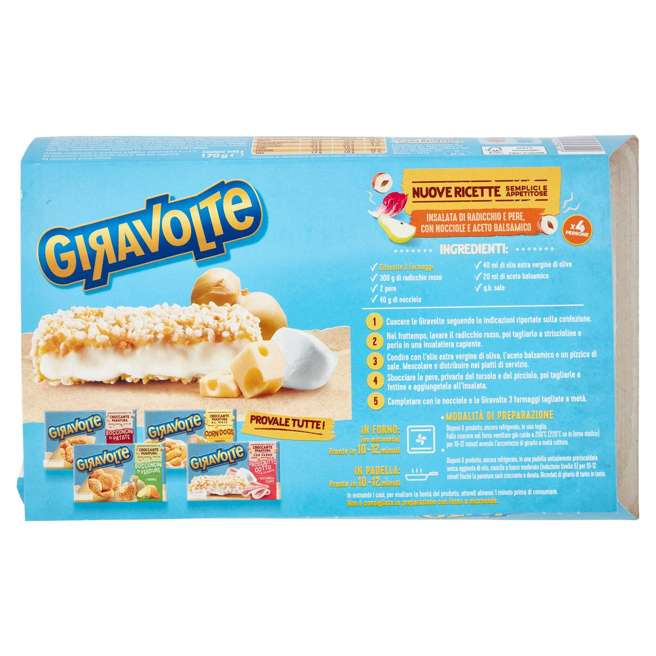 Giravolte Tre Formaggi 2 x 85 g