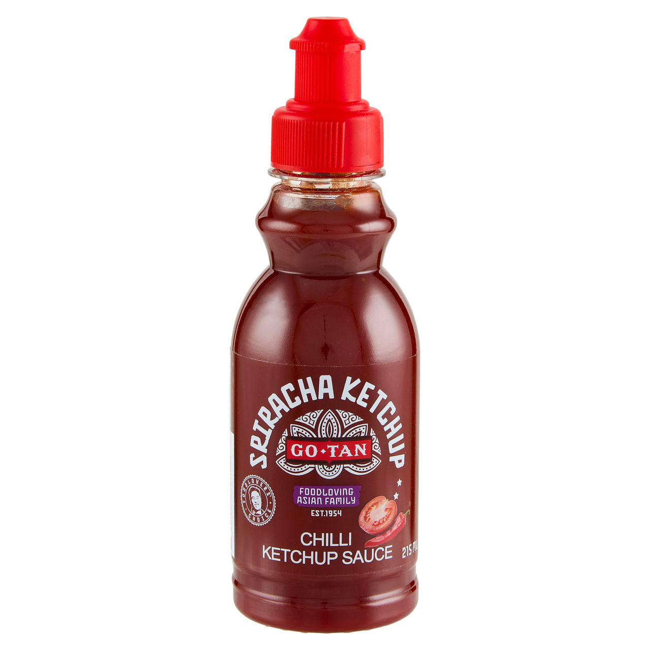 Go-Tan Sriracha Ketchup Chilli Ketchup Sauce 215 ML
