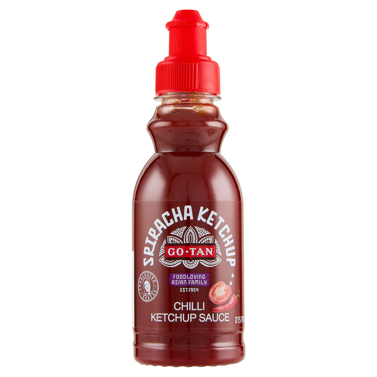 Go-Tan Sriracha Ketchup Chilli Ketchup Sauce 215 ML