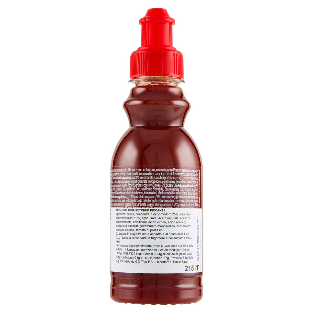 Go-Tan Sriracha Ketchup Chilli Ketchup Sauce 215 ML