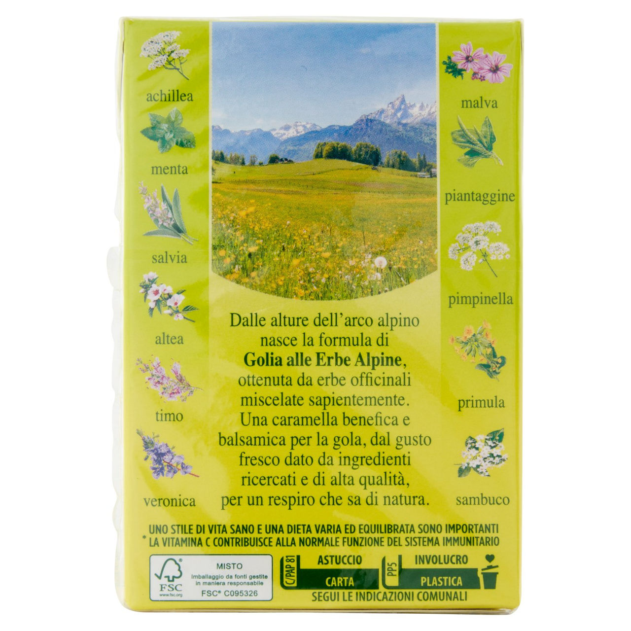 Golia alle Erbe Alpine Limone 49 g