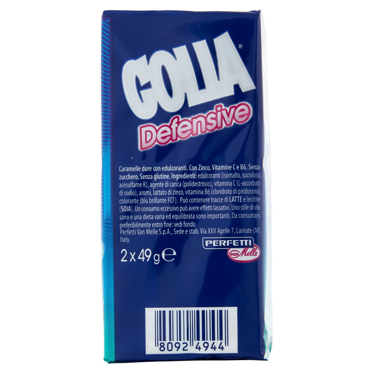 Golia Defensive Zinco   Vit C   Vit B6 2 x 49 g