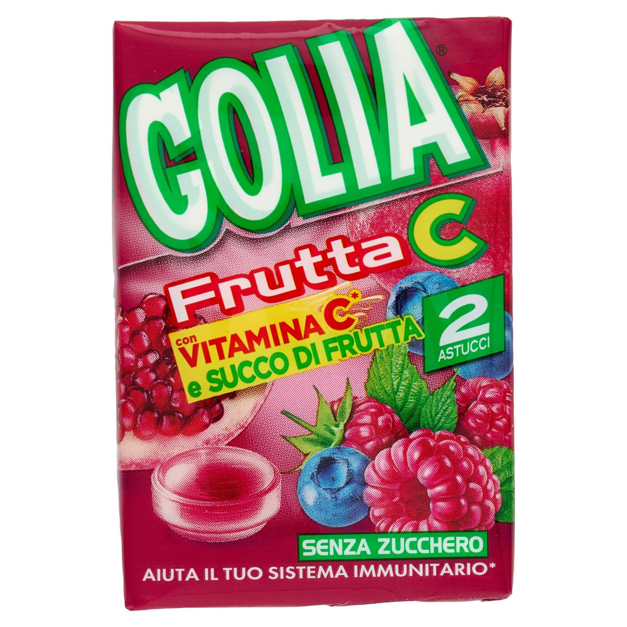 Golia Frutta C Frutti Rossi 2x46g