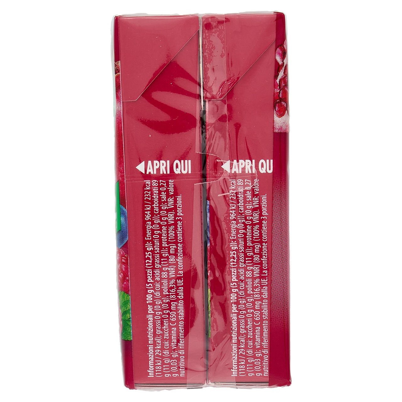 Golia Frutta C Frutti Rossi 2x46g