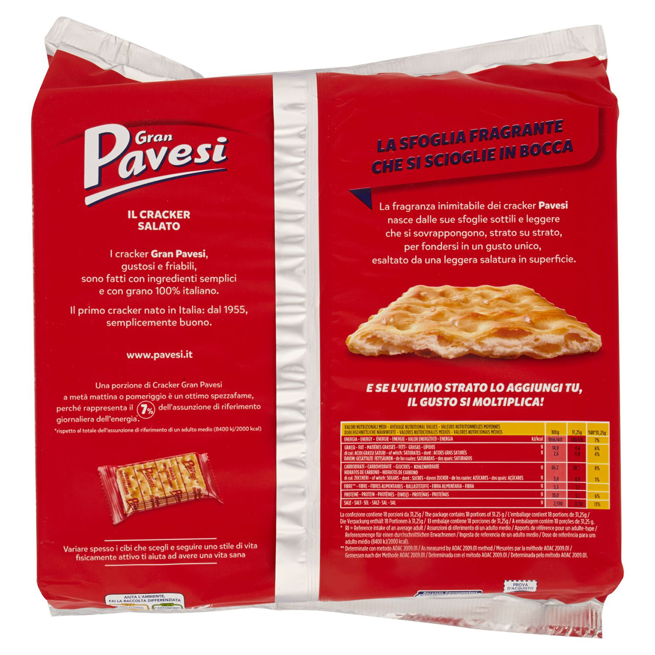 Gran Pavesi il Cracker Salato 560 g