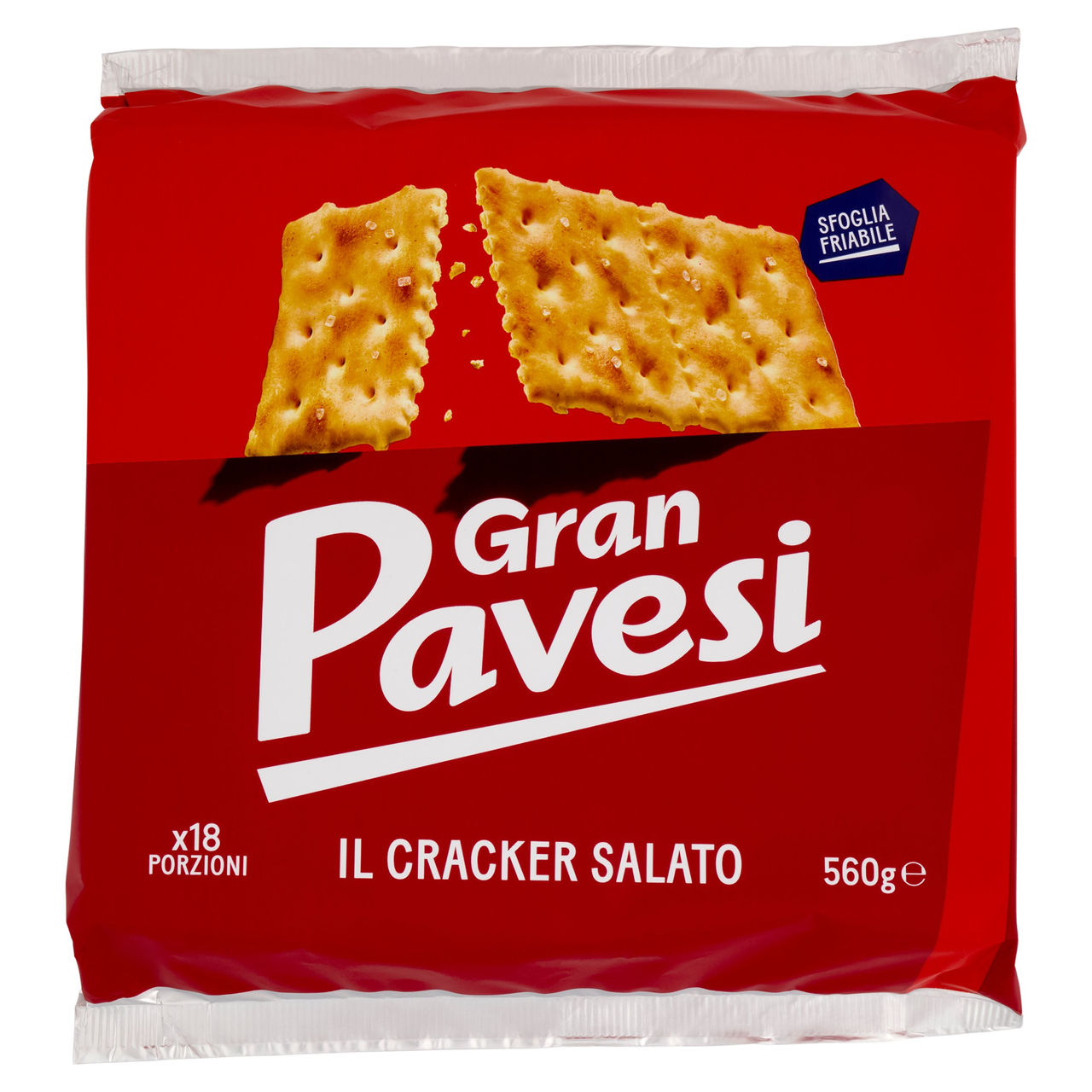 Gran Pavesi il Cracker Salato con Grano 100% italiano 560g