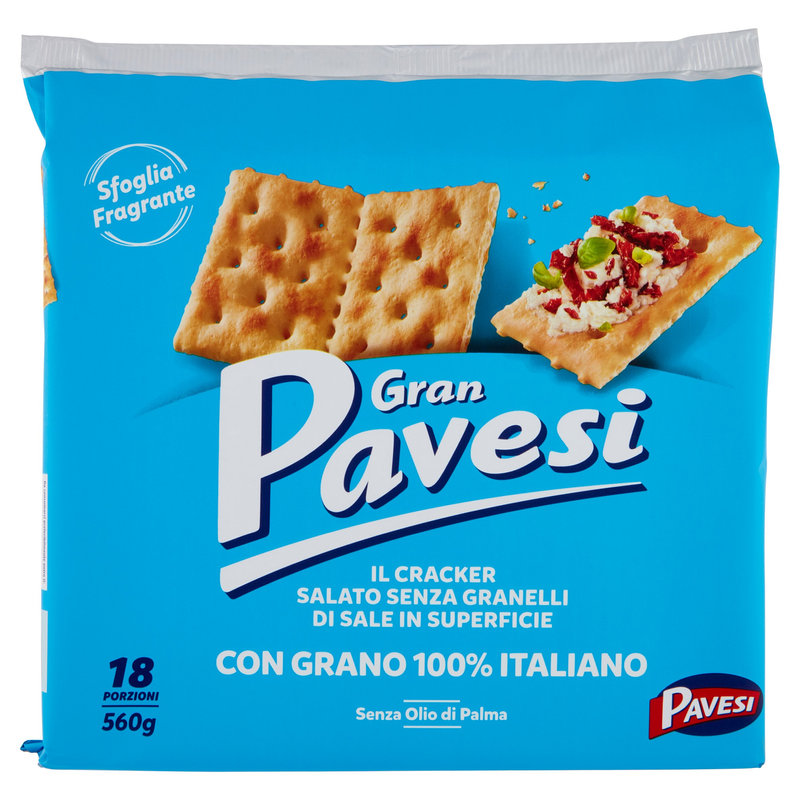 Crackers non salati Mulino Bianco 20 pezzi