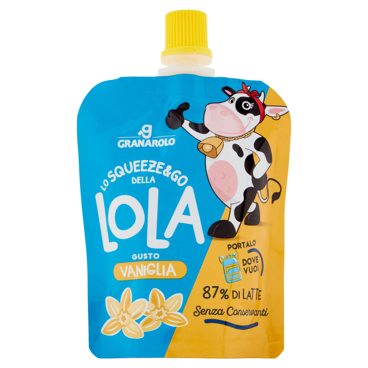 Granarolo lo Squeeze&go della Lola Gusto Vaniglia 85 g
