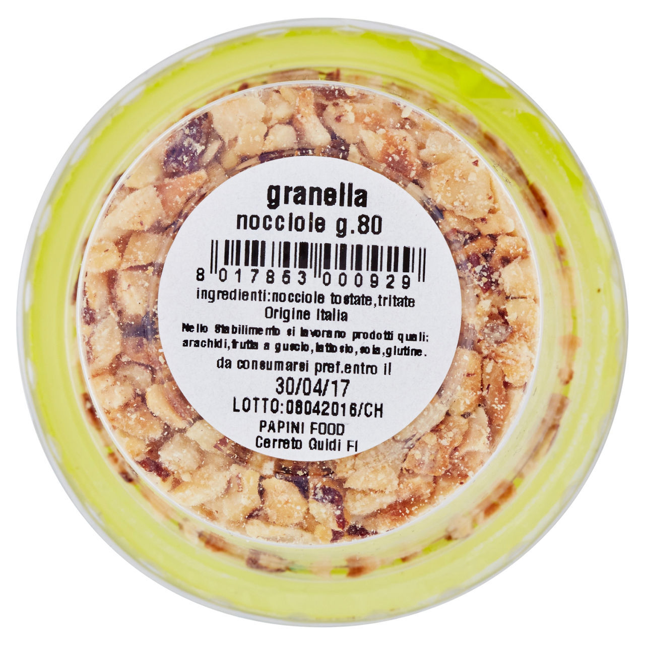 Granella di nocciole Papini Food  80 g