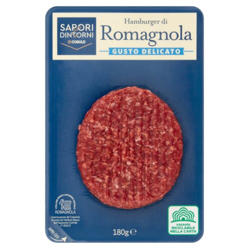 Hamburger di Romagnola Gusto Delicato 180 g Sapori & Dintorni Conad