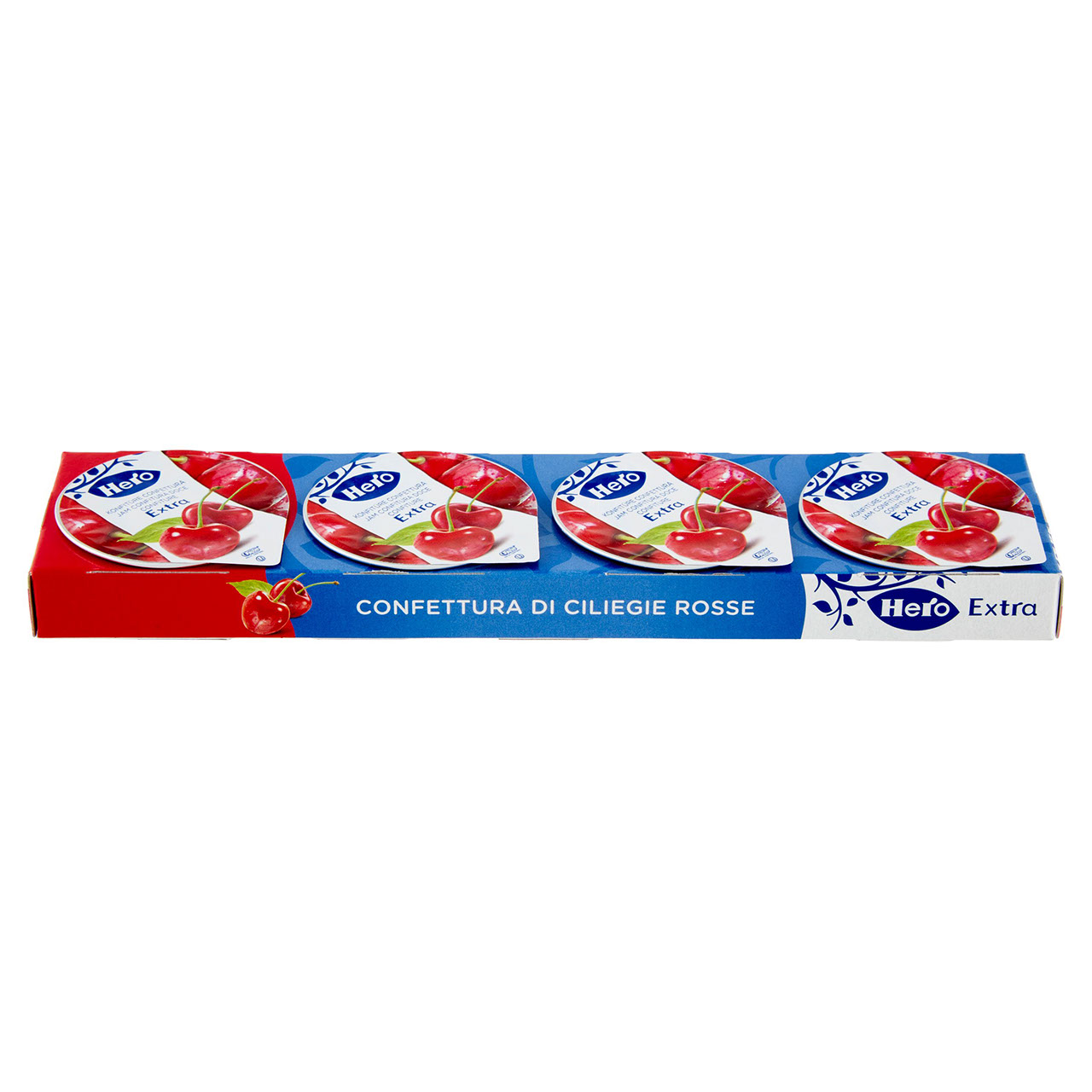 Hero Extra Confettura di Ciliegie Rosse 4 x 25 g