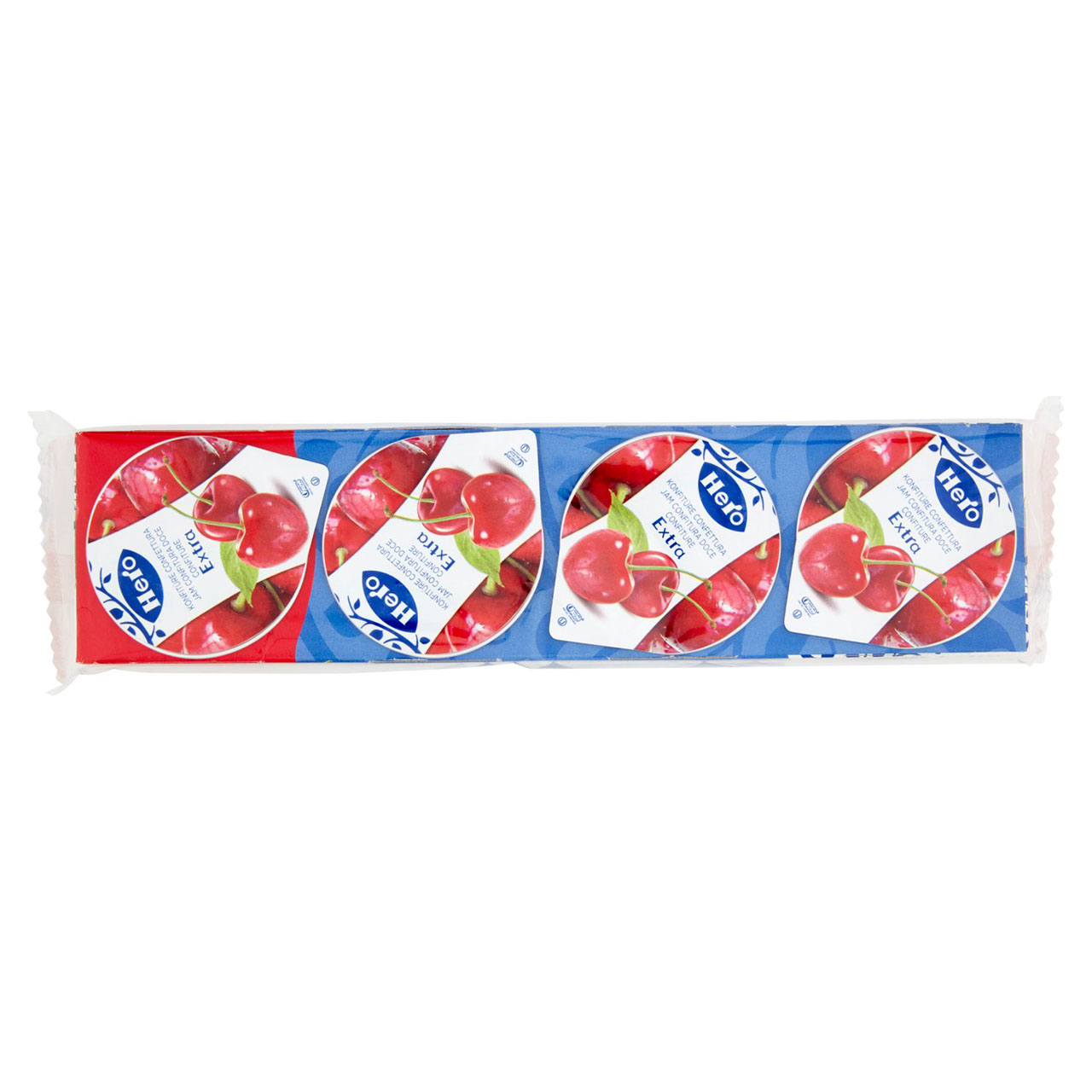 Hero Extra Confettura di Ciliegie Rosse 4 x 25 g