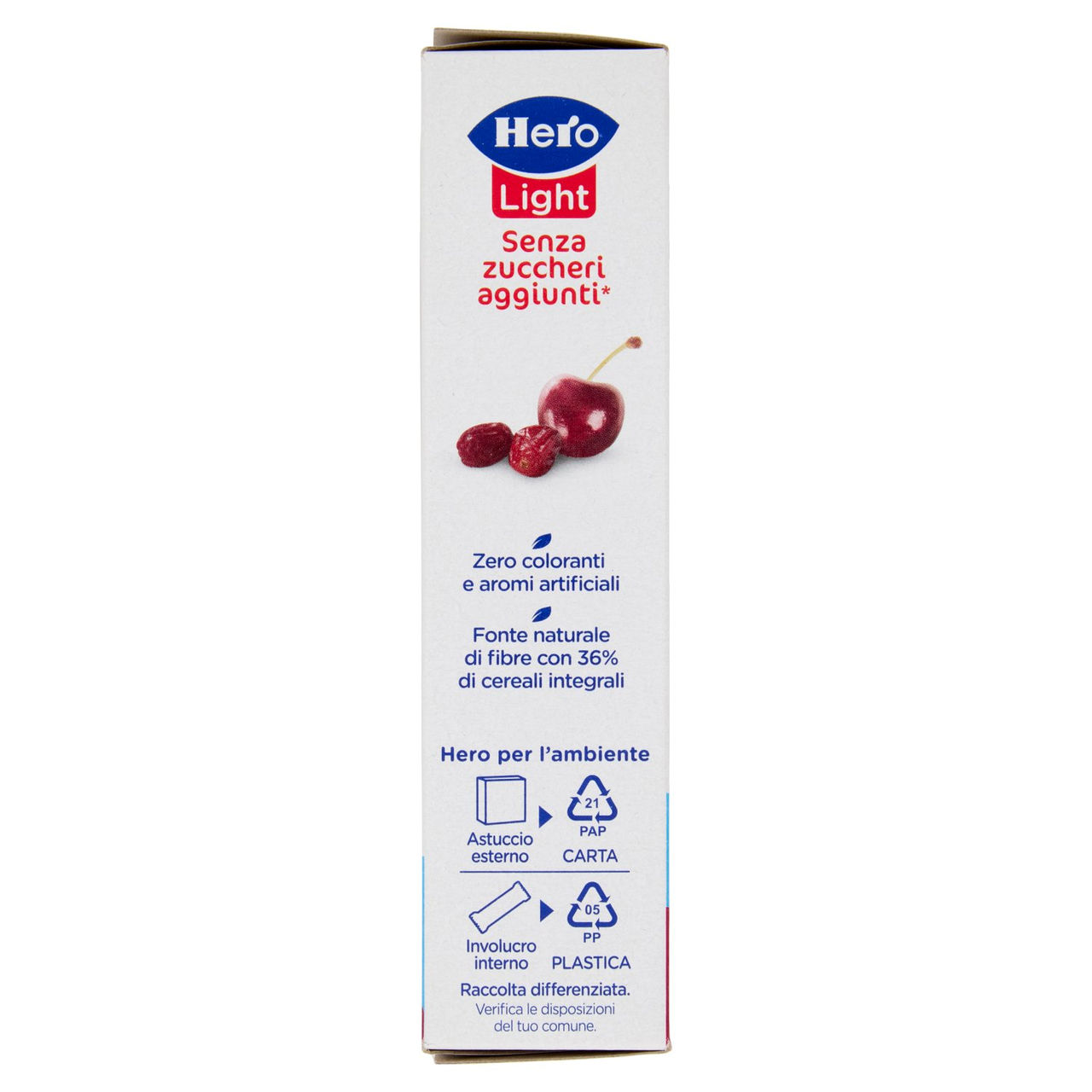 Hero Light Barrette Frutti rossi 6 x 20 g