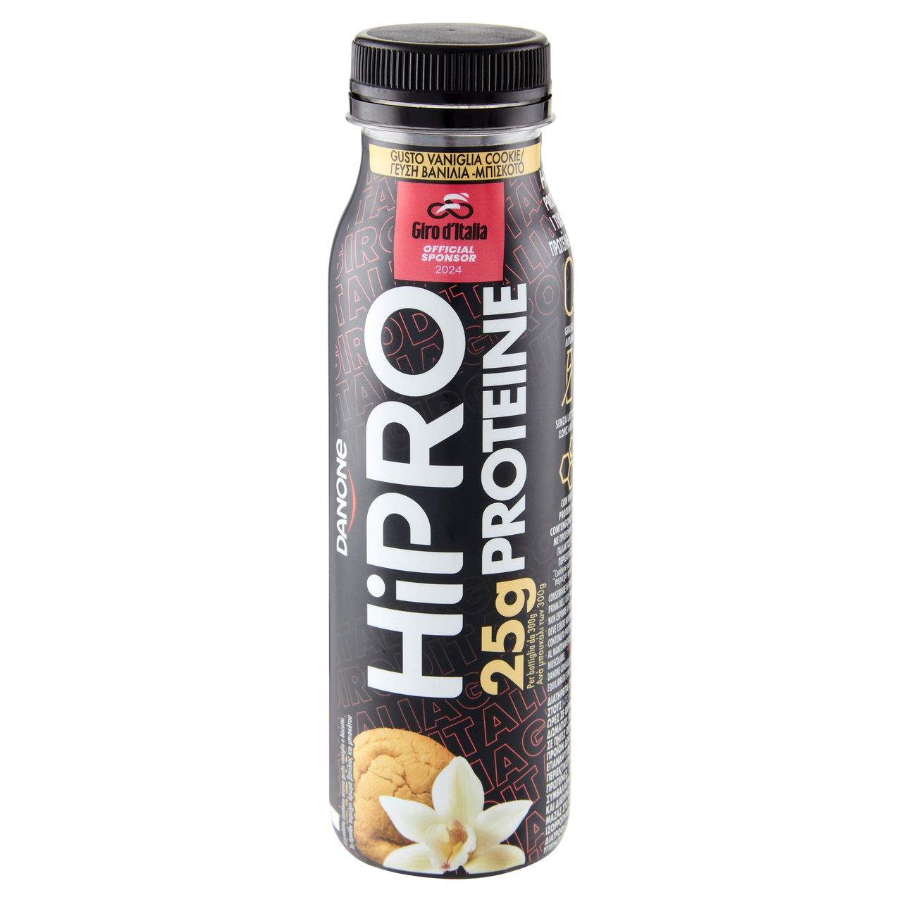 HiPRO Drink, 25g di Proteine, Senza Grassi, Vaniglia Cookies, Edizione Giro d'Italia, 300ml