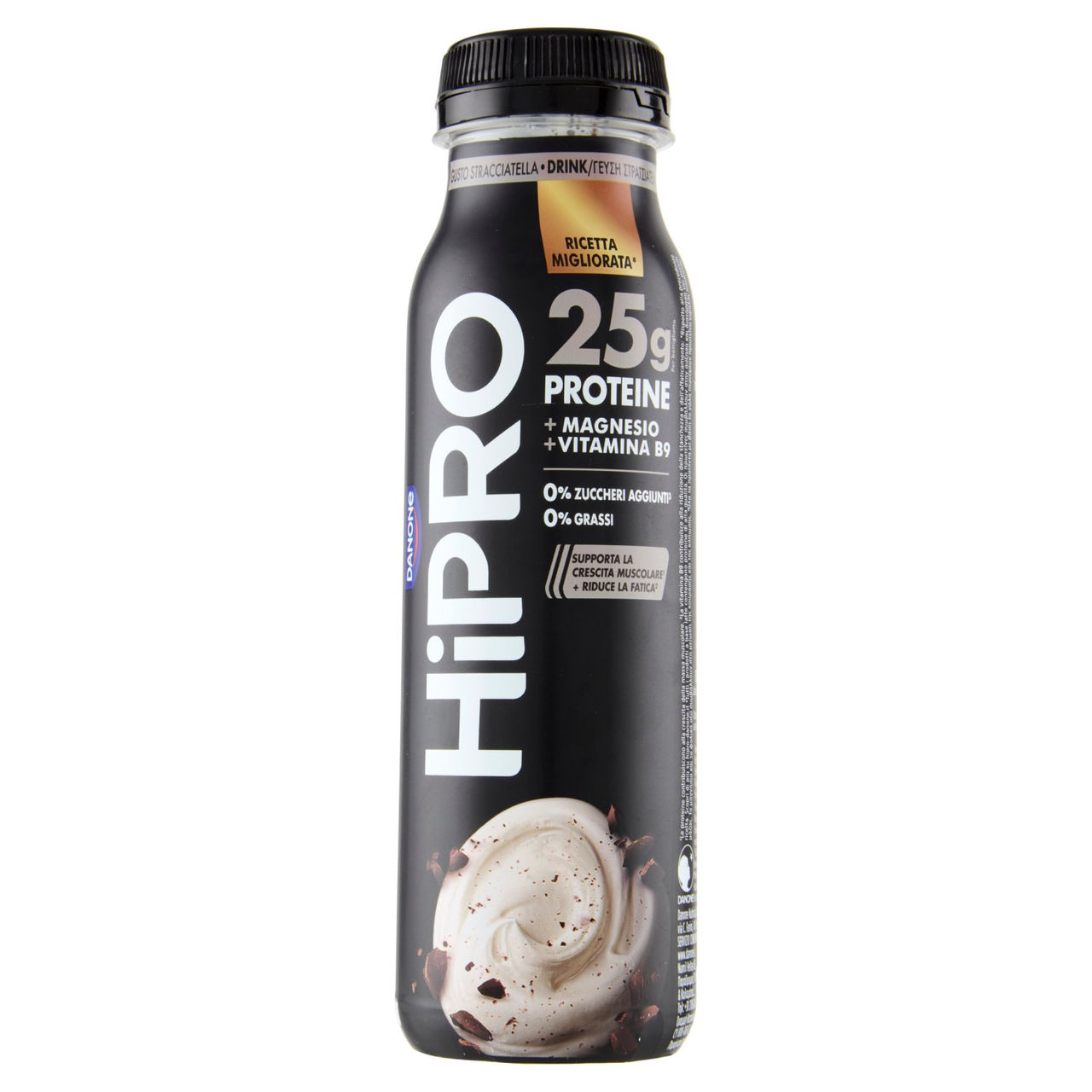 HiPRO Drink Stracciatella,25g Proteine,0% grassi,con Magnesio&Vit B9, senza lattosio, 300g