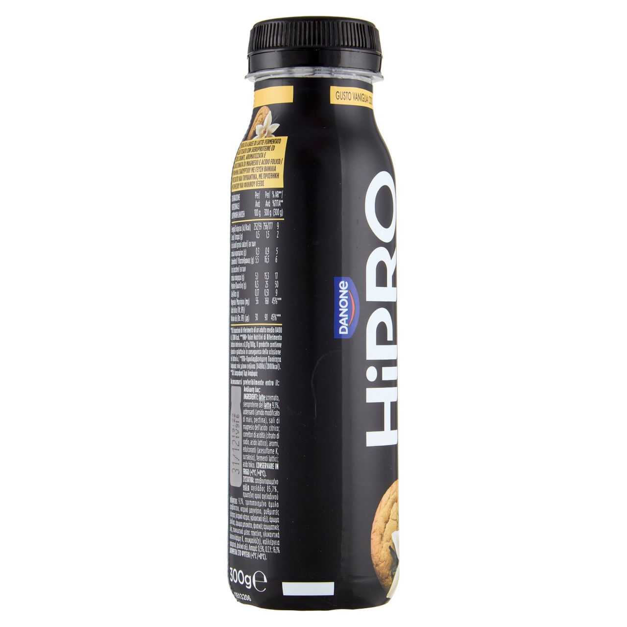 HiPRO Drink Vaniglia Cookie,25g Proteine,0% grassi,con Magnesio&Vit B9, senza lattosio, 300g