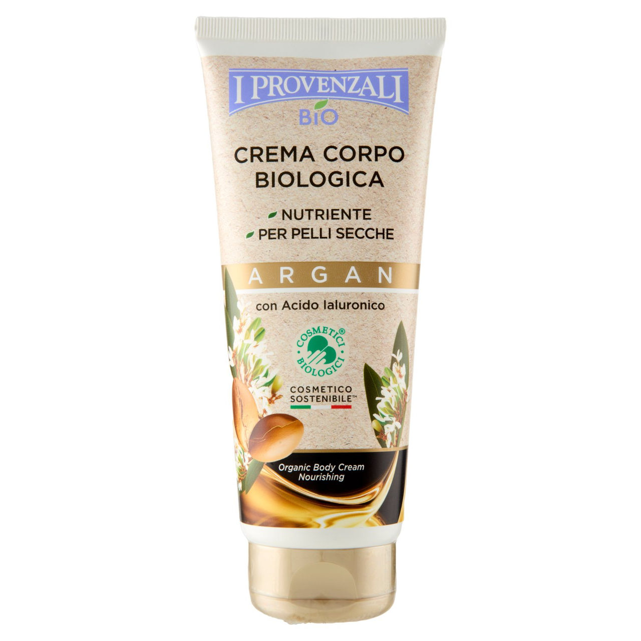 I Provenzali Bio Crema Corpo Biologica Argan 200 mL