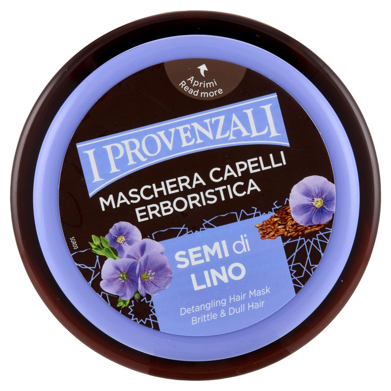 I Provenzali Maschera Capelli Erboristica Districante Semi di Lino Capelli Fragili e Spenti 200 mL
