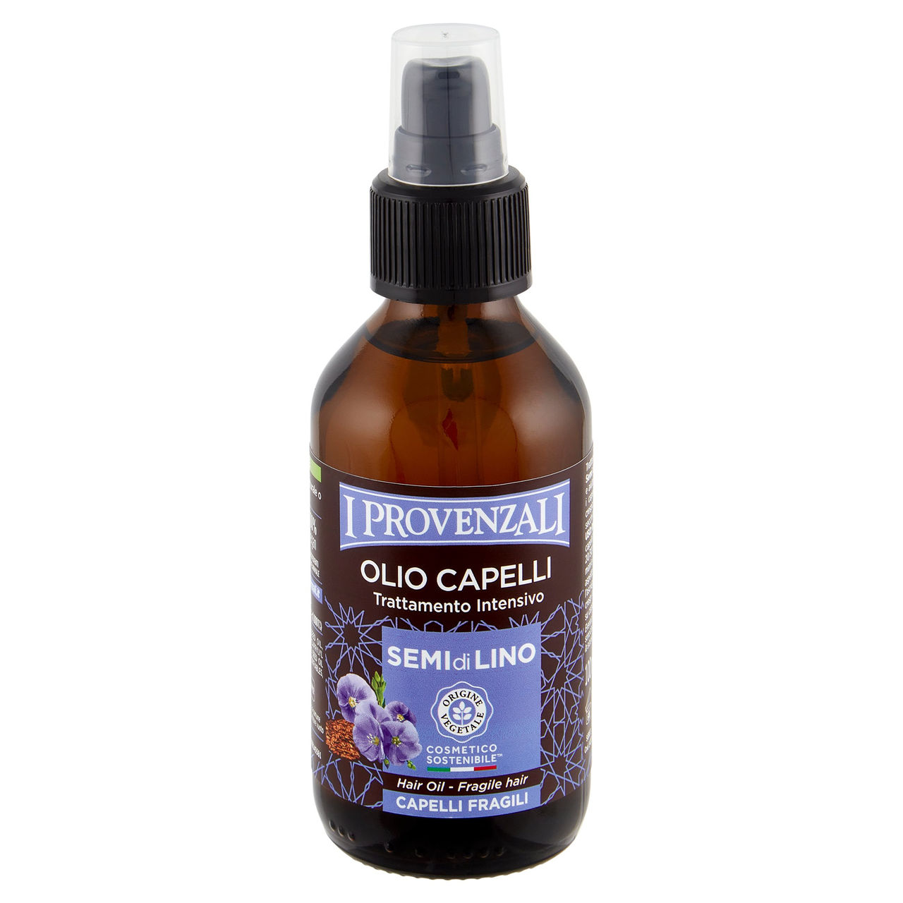 I Provenzali Olio Capelli Semi di Lino Capelli Fragili 100 mL